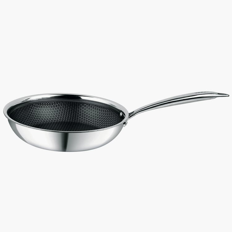 VINOD Platinum Triply Stainless Steel Frying Pan - 20cm