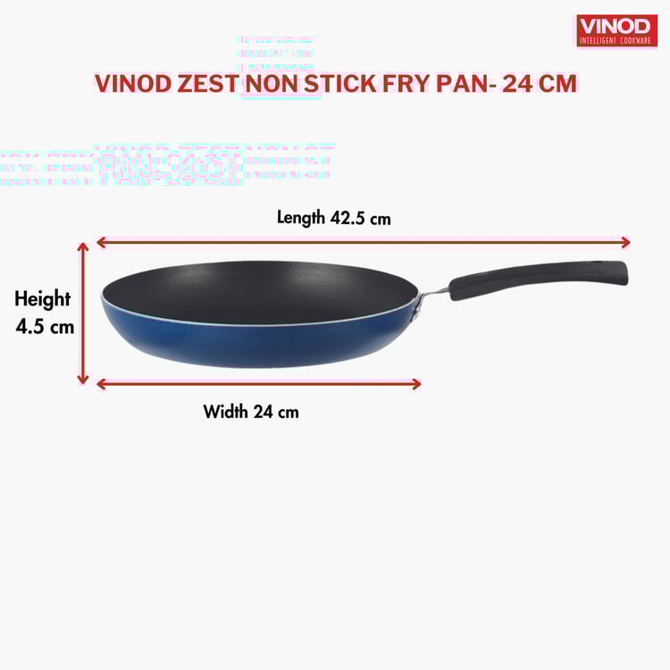 VINOD Zest Aluminium Non-Stick Frying Pan - 24cm