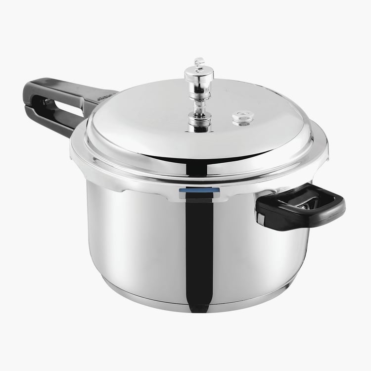VINOD Set of 218/8 Stainless Steel Pressure Cooker and Pan Cooker