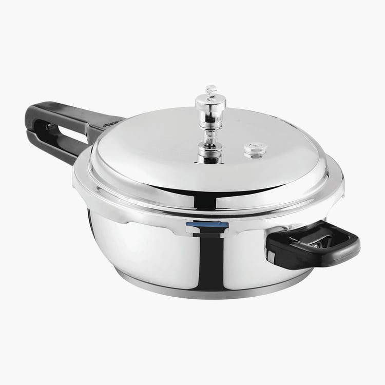 VINOD Set of 218/8 Stainless Steel Pressure Cooker and Pan Cooker
