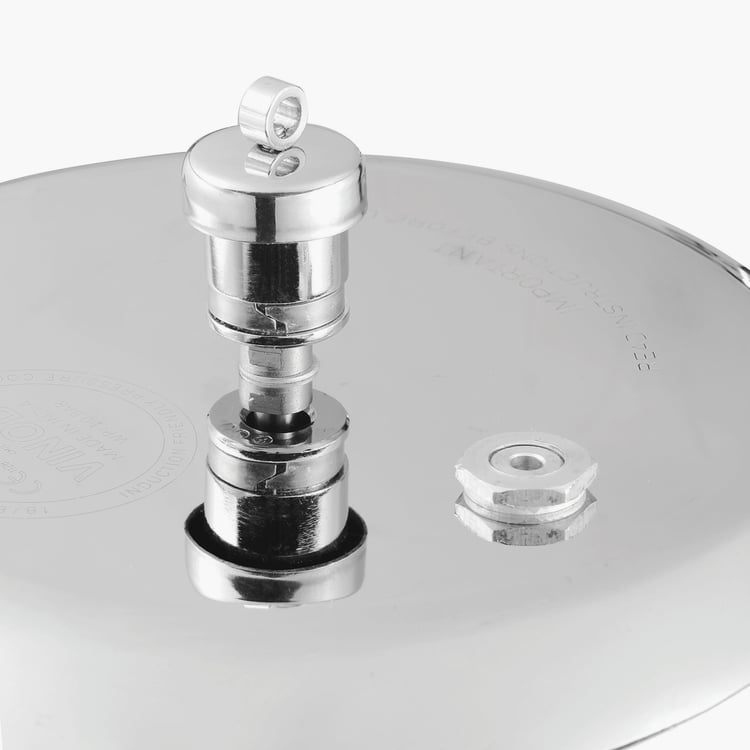 VINOD Set of 218/8 Stainless Steel Pressure Cooker and Pan Cooker
