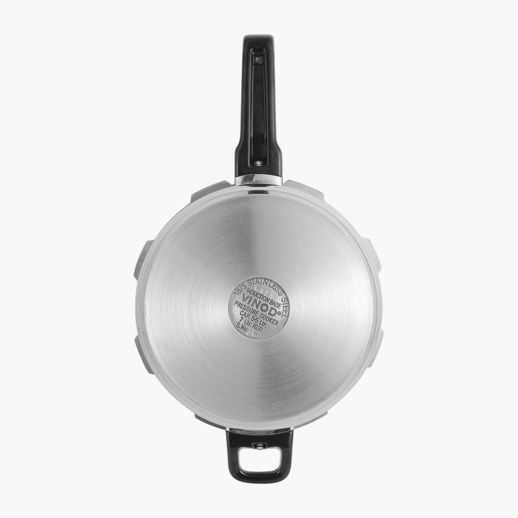 VINOD Set of 218/8 Stainless Steel Pressure Cooker and Pan Cooker