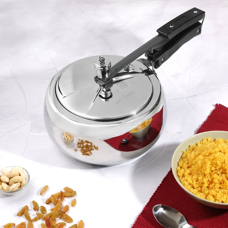 VINOD Europa 18/8 Stainless Steel Pressure Cooker - 2L