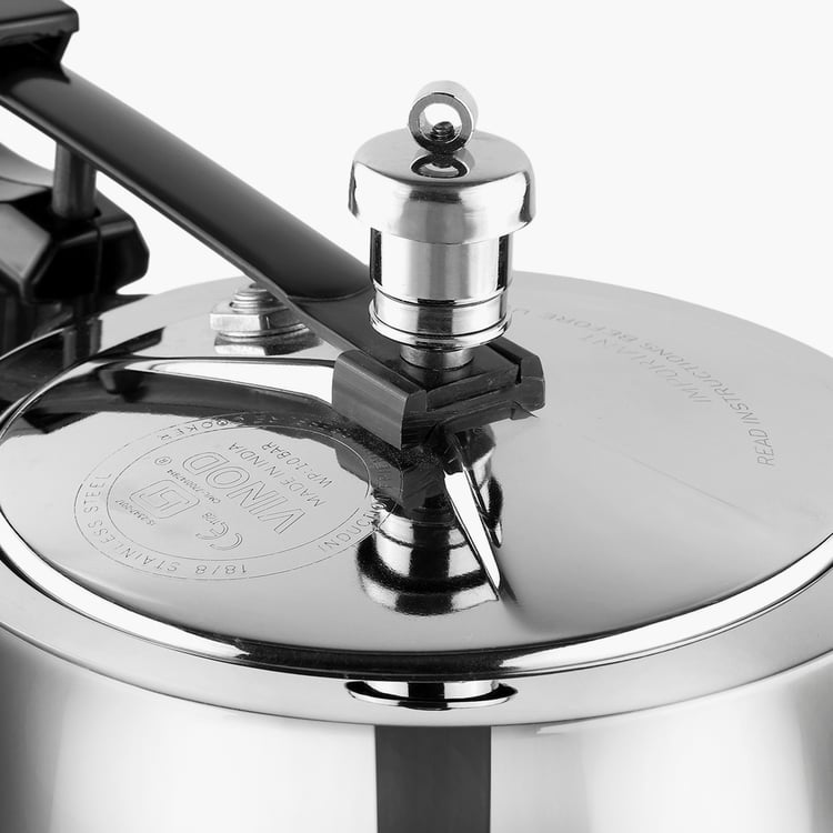 VINOD Europa 18/8 Stainless Steel Pressure Cooker - 2L