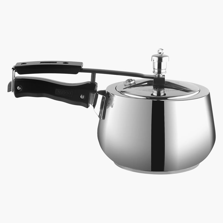 VINOD Europa 18/8 Stainless Steel Pressure Cooker - 3L