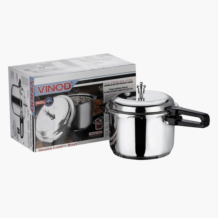 VINOD 18/8 Stainless Steel Pressure Cooker - 10L