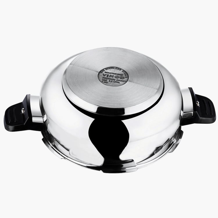 VINOD Magic 3Pcs 18/8 Stainless Steel Pressure Cooker - 3.5L