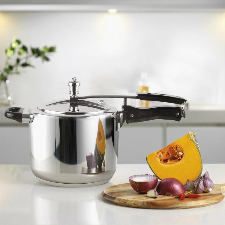 VINOD 18/8 Stainless Steel Pressure Cooker - 7L