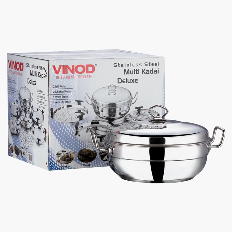 VINOD Deluxe 7Pcs Stainless Steel Cookware Set