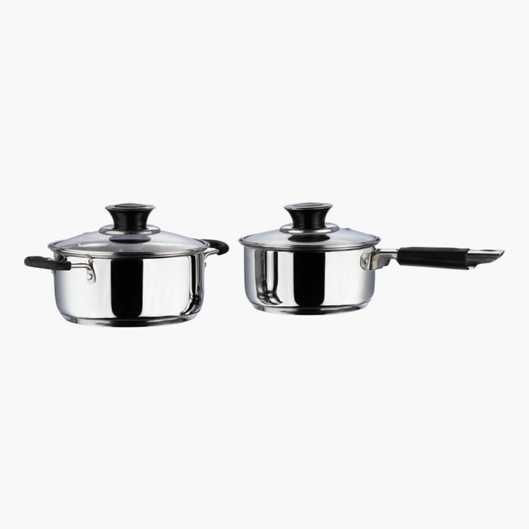 VINOD Master Chef 4Pcs Stainless Steel Cookware Set