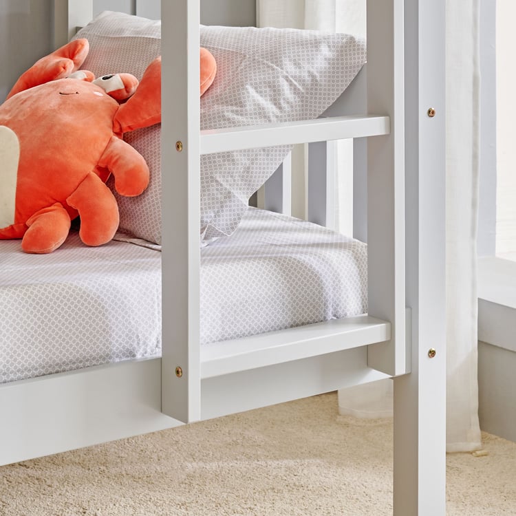 Helios Taylor Caribou Solid Wood Bunk Bed - Grey