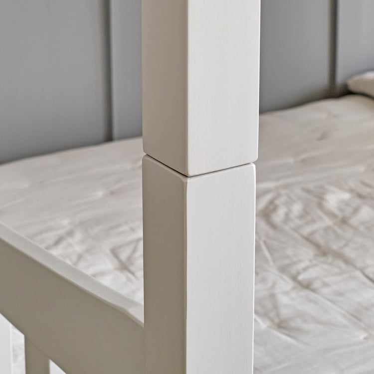 Helios Taylor Caribou Solid Wood Bunk Bed - Grey
