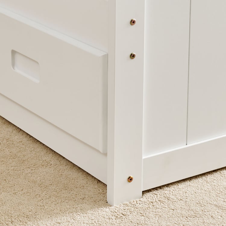 Helios Taylor Moselle Captain Solid Wood Single Bed with Drawer Storage