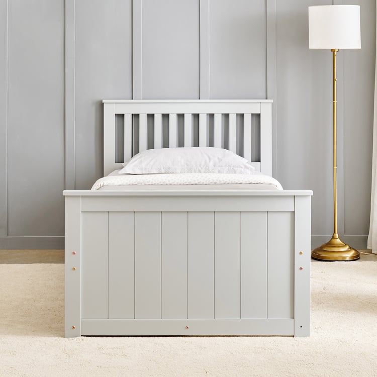 Helios Taylor Moselle Captain Solid Wood Single Bed with Drawer Storage
