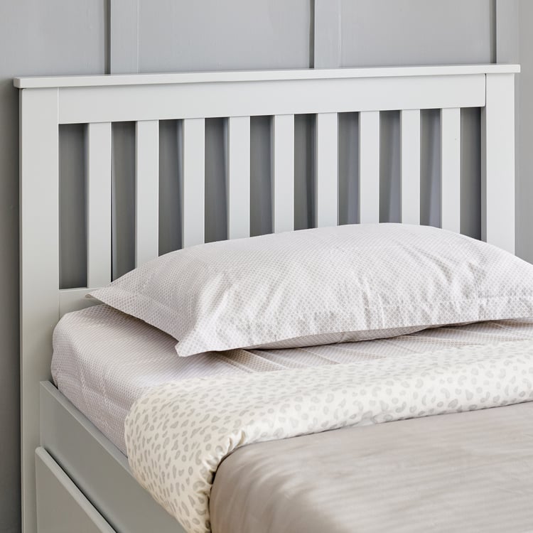 Helios Taylor Moselle Captain Solid Wood Single Bed with Drawer Storage