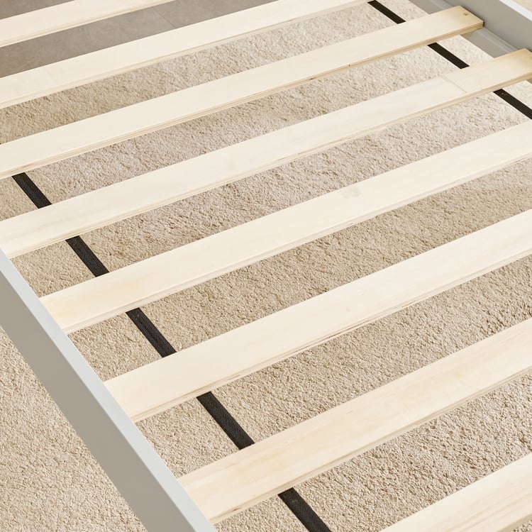 Helios Taylor Lyra Solid Wood Single Bed - Grey