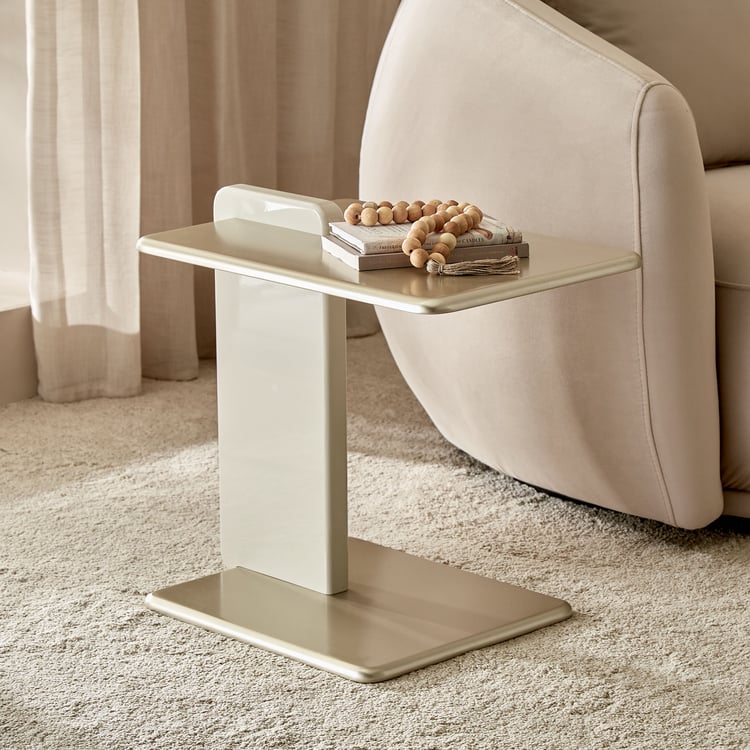 Home Shores End Table - Cream