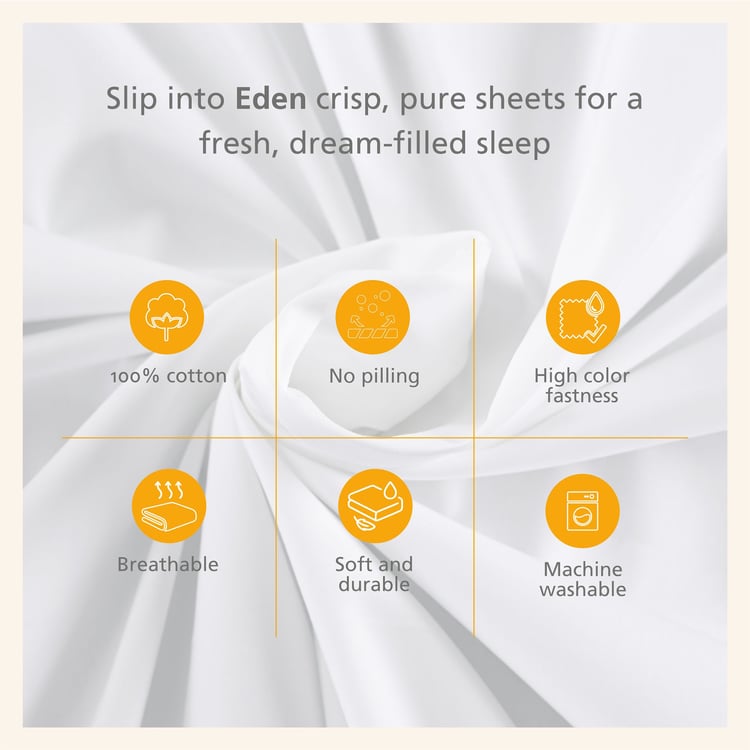 MASPAR Colorart Eden Cotton 144TC 2Pcs Single Bedsheet Set