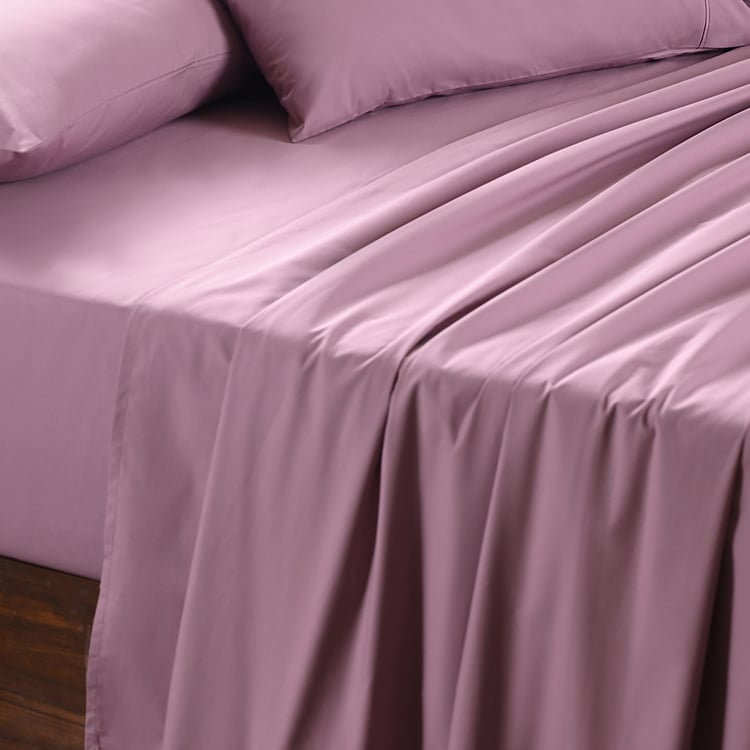 MASPAR Colorart Eden Cotton 144TC 3Pcs Super King Bedsheet Set