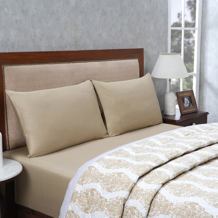 MASPAR Vintage Renaissance Cotton Printed Double Quilt