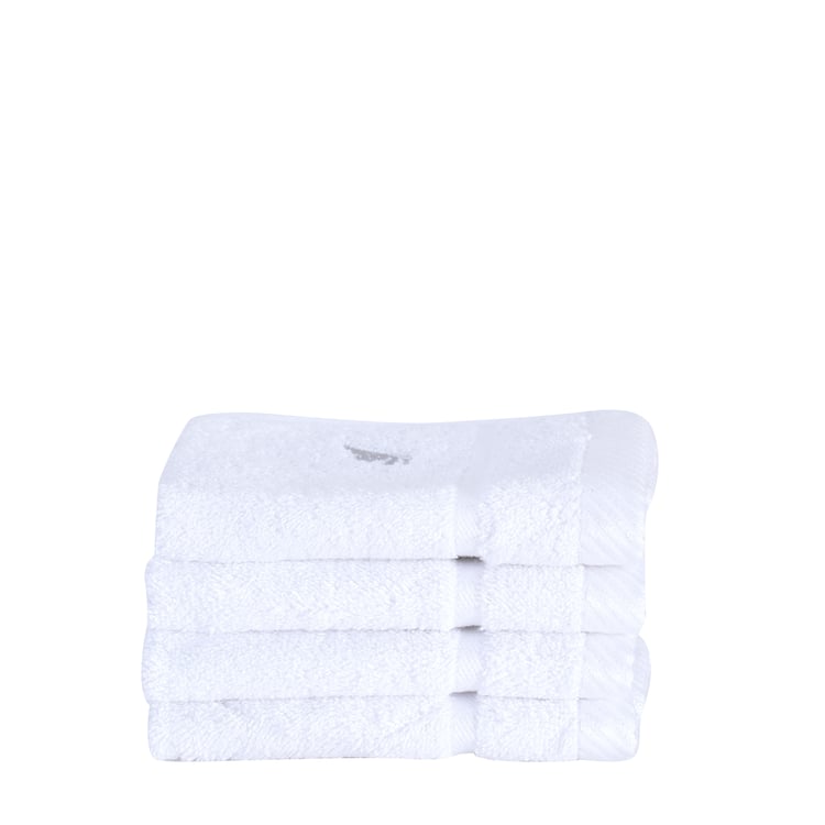 MASPAR Colorart Set of 4 Cotton Face Towels - 30x30cm