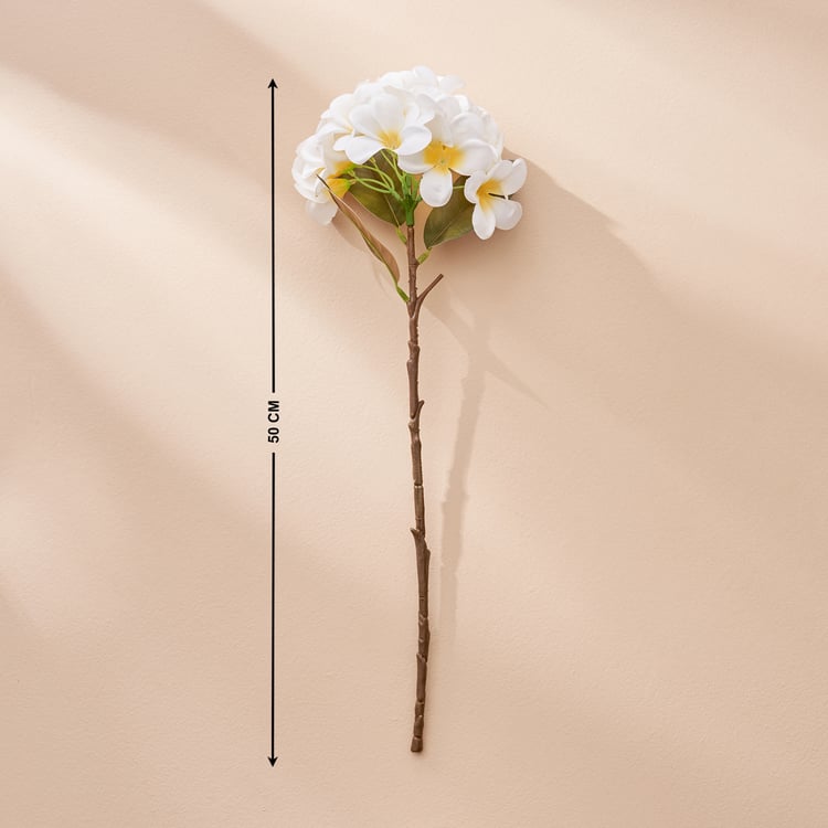 Botanical Artificial Frangipani Stick - 50cm