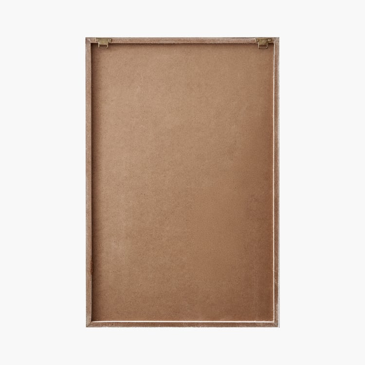 Debonair Grooved Wooden Geometric Picture Frame - 40x60cm