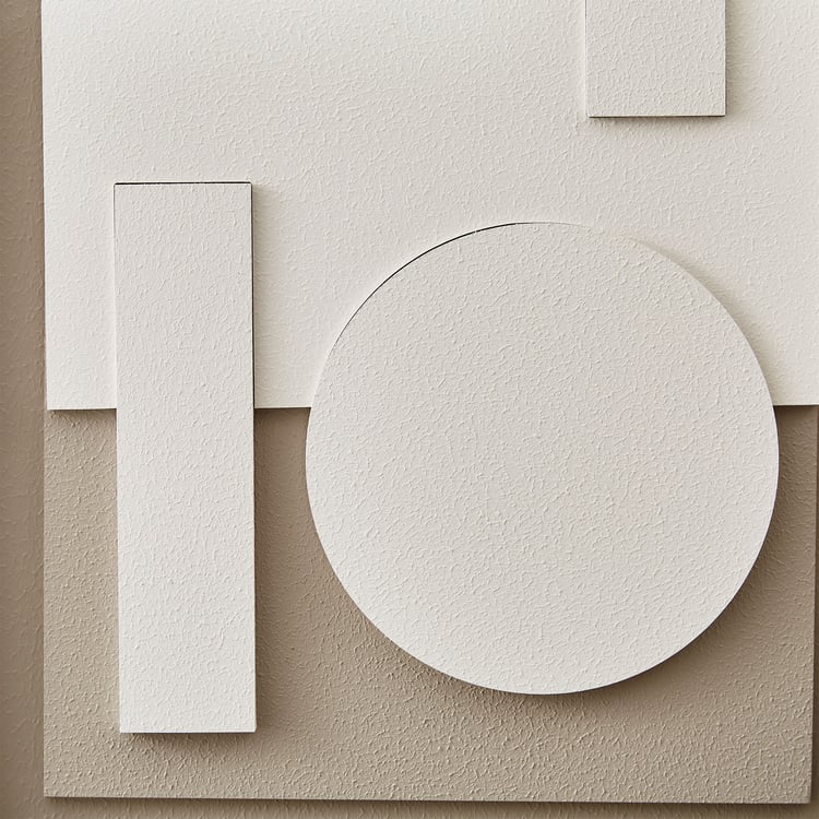 Debonair Grooved Wooden Geometric Picture Frame - 40x60cm