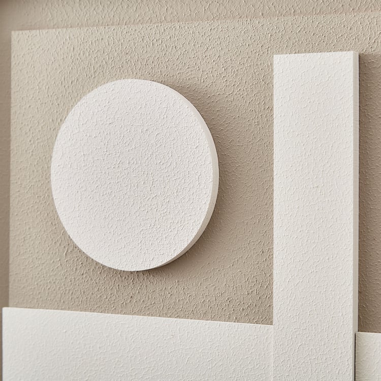 Debonair Grooved Wooden Geometric Picture Frame - 40x60cm