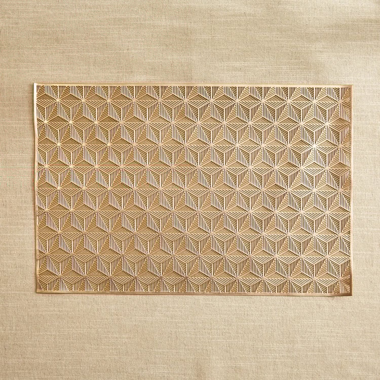 Cinder Cube PVC Geometric Placemat