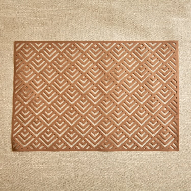 Cinder PVC Geometric Placemat