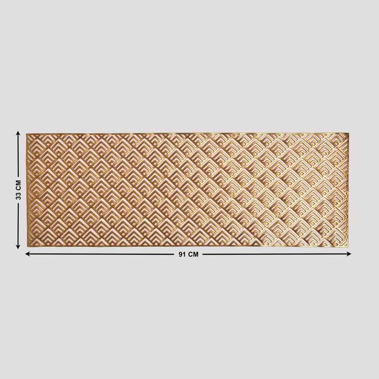 Cinder PVC Geometric Table Runner