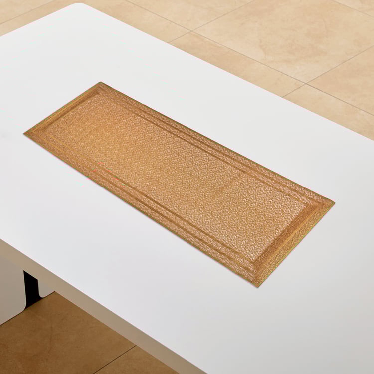 Cinder Rect Hay PVC Table Runner