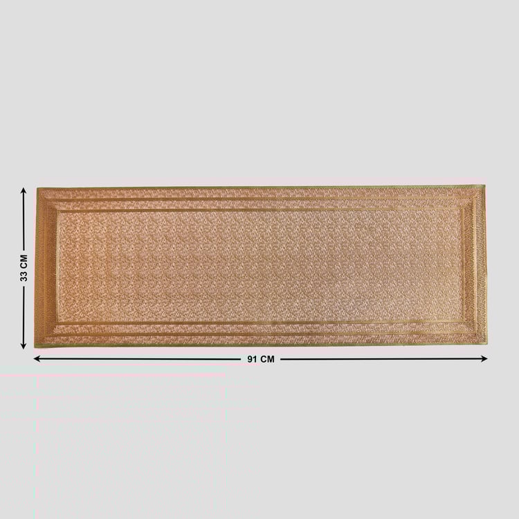 Cinder Rect Hay PVC Table Runner