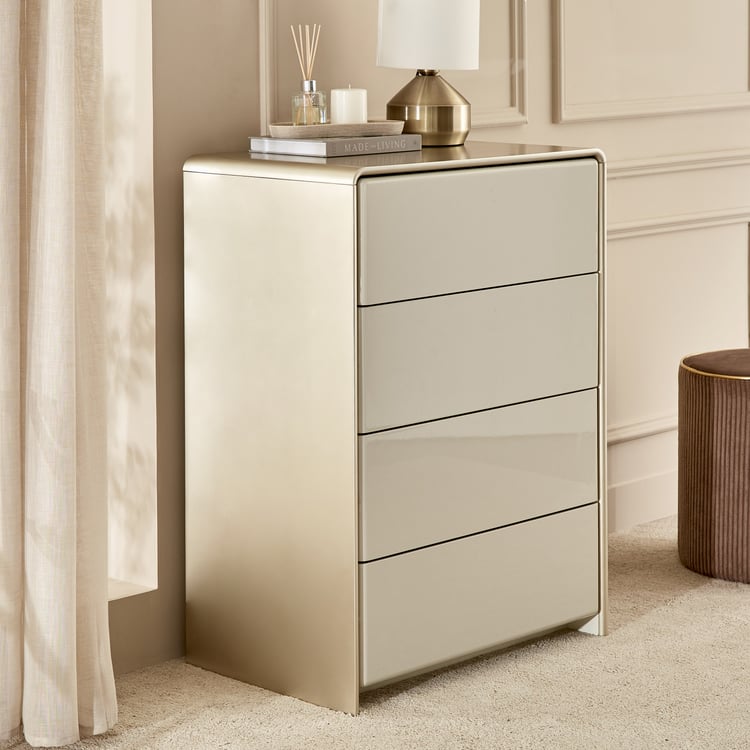 Home Shores Chest of 4 Drawers - Cream