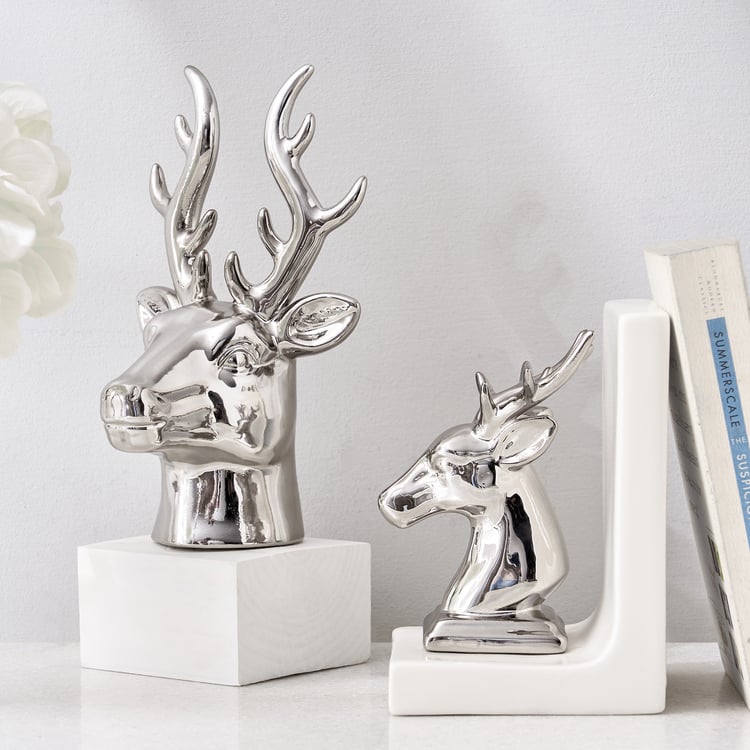 Corsica Brighton Ceramic Reindeer Bookend