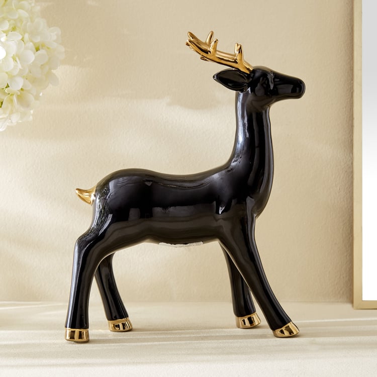 Corsica Brighton Ceramic Standing Reindeer Figurine