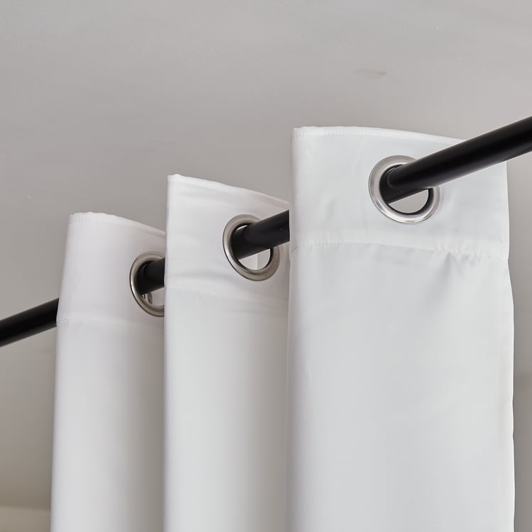 Moksha Kelly Set of 2 Printed Light Filtering Door Curtains - 7ft