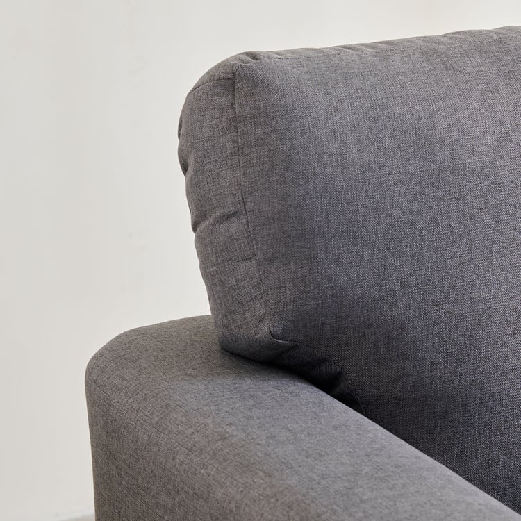 Helios Phantom Fabric 3+2+1 Seater Sofa Set - Grey
