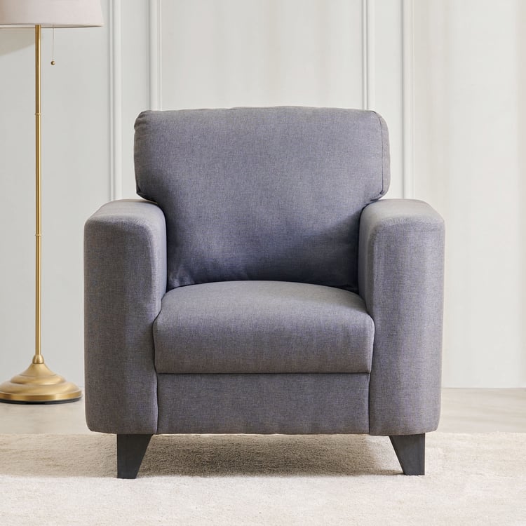 Helios Phantom Fabric 3+2+1 Seater Sofa Set - Grey