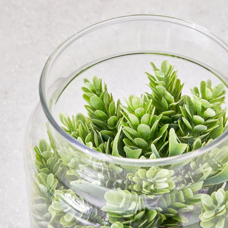 Corsica Tricia Artificial Succulent in Glass Jar