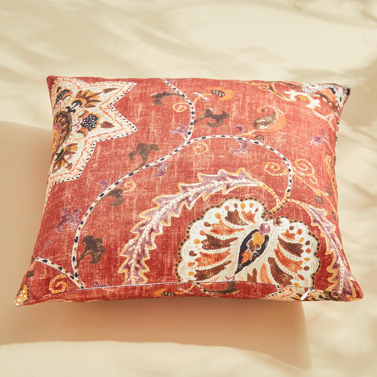 Corsica Florish Set of 2 Printed Cushion Covers - 40x40cm