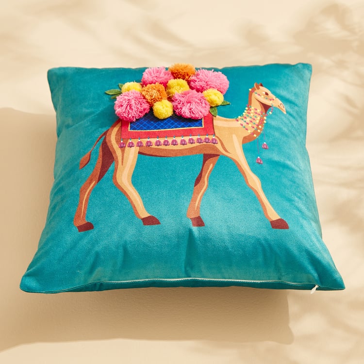 Pop Animals Camel Filled Cushion - 40x40cm