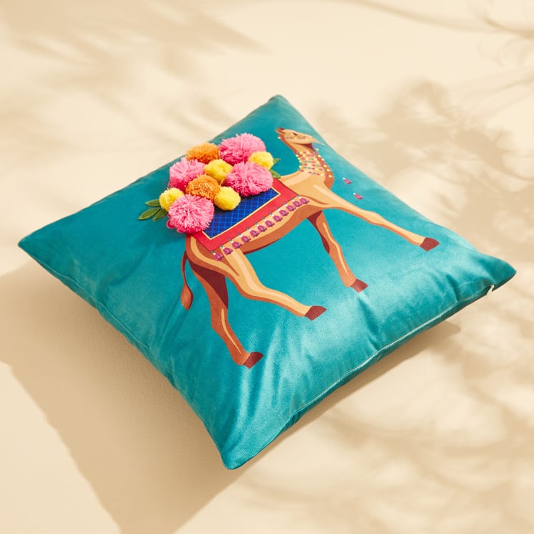 Pop Animals Camel Filled Cushion - 40x40cm