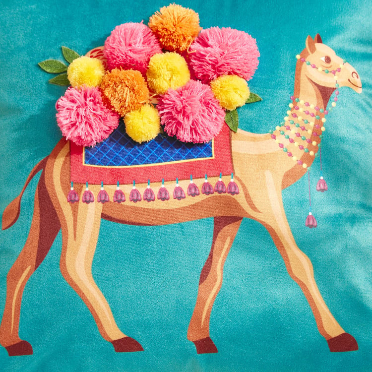 Pop Animals Camel Filled Cushion - 40x40cm