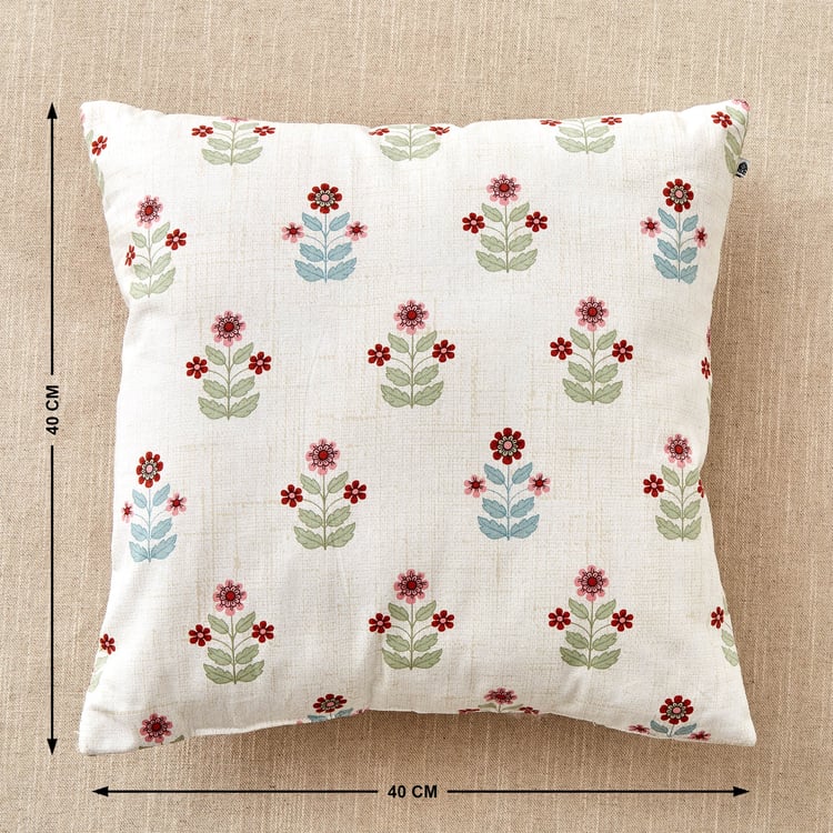 Ebony Grace Furley Set of 2 Filled Cushions - 40x40cm