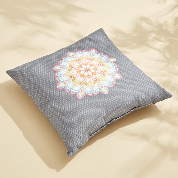 Amaya Mandala Print Filled Cushion - 40x40cm