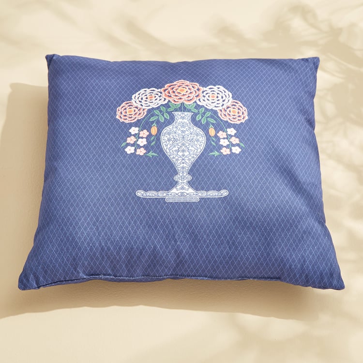 Amaya Vase Printed Filled Cushion - 40x40cm