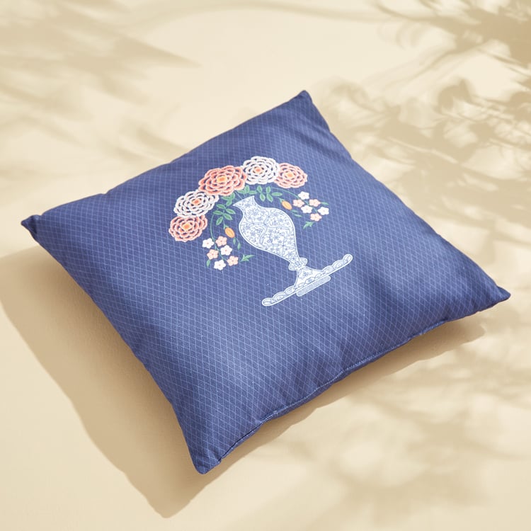 Amaya Vase Printed Filled Cushion - 40x40cm