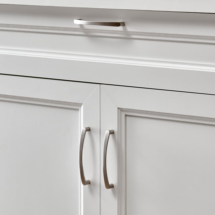 Helios Alton 16 Pairs Shoe Cabinet with Drawer - White